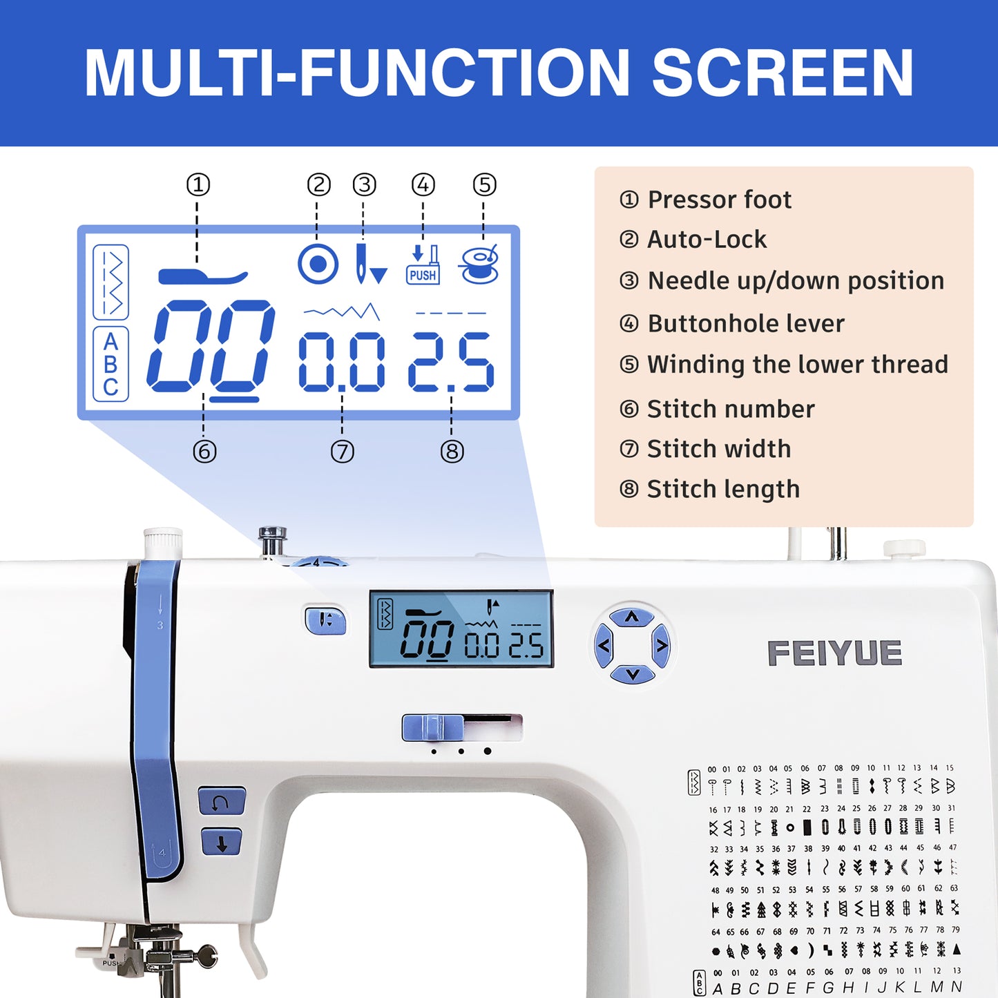 FEIYUE FY600 Electronic Sewing Machine