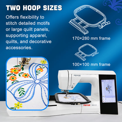 FEIYUE FY777 Computerized Sewing & Embroidery Machine