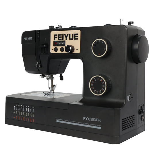 FEIYUE FY393 Pro Mechanical Sewing Machine, Rechargeable Cordless Operation with Battery Level Display